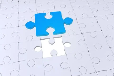Jigsaw puzzle Stock Illustration
