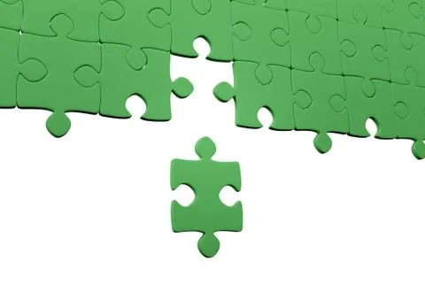 Jigsaw puzzle Illustrazione stock