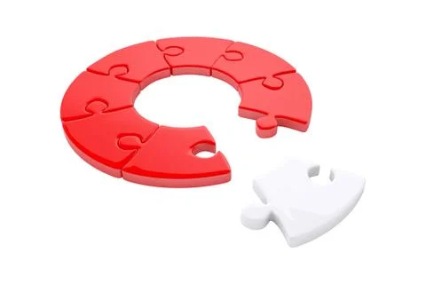 Jigsaw puzzle Illustrazione stock