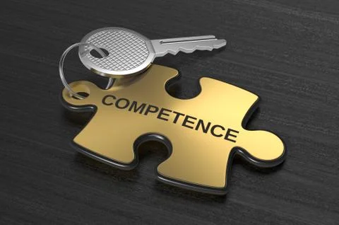 Jigsaw puzzle with a key 스톡 일러스트