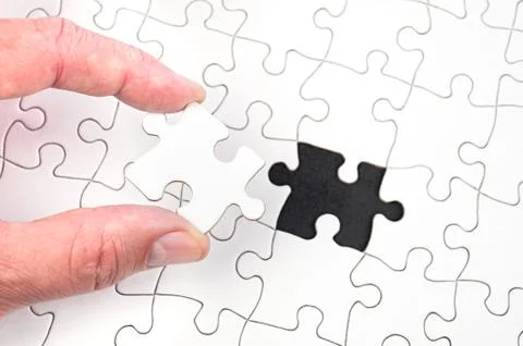 Jigsaw puzzle Stock Photos
