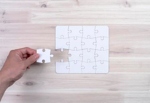 Jigsaw puzzle Foto stock