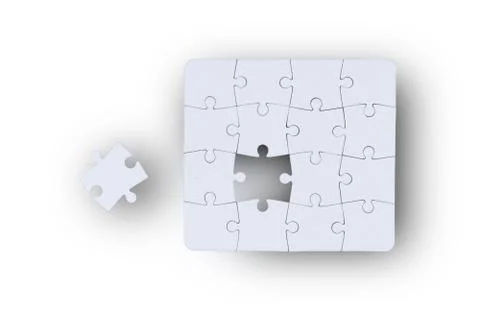 Jigsaw puzzle Stock Photos