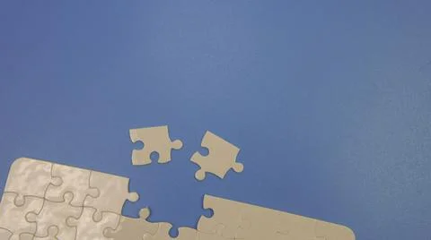 Jigsaw Puzzle Stock-Fotos