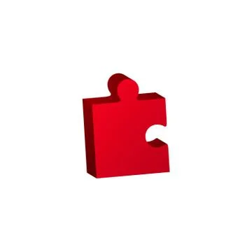 Jigsaw puzzle vector icon Stock Illustration