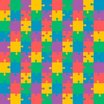 Jigsaw puzzle. Vector illustration. 스톡 일러스트