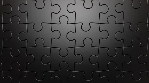 Jigsaw Puzzle Vertical Moving Background Stock Footage 111427912