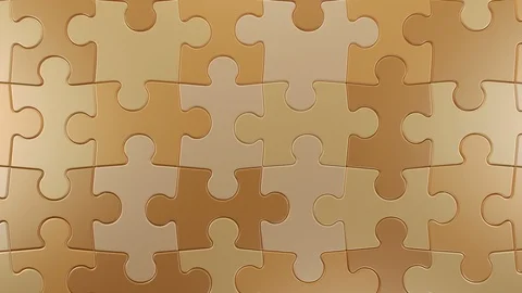 Jigsaw Puzzle Vertical Moving Background Stock Footage 111429506