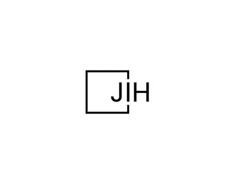 JIH letter initial logo design vector illustration Stock Illustration