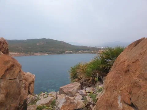 Jijel nice beach Stock Photos