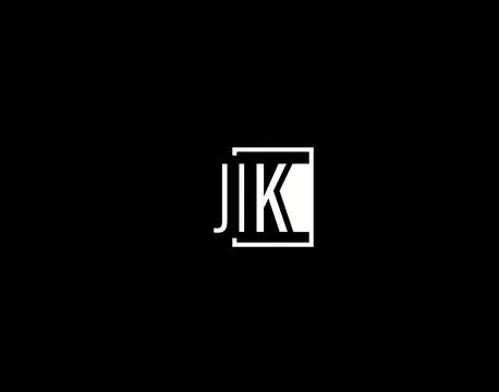 JIK Logo and Graphics Design, Modern and Sleek Vector Art and Icons isolate.. Stock Illustration
