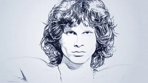 Jim Morrison Drawing by Vladimir Abaimov  Artmajeur