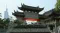 Jiming Temple Buddhism Entrance Gate Greenland Zifeng Tower Nanjing Timelapse HD Footage