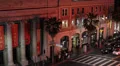 Jimmy Kimmel Live Show Hollywood Boulevard Walk of Fame People Passing Night US HD Footage