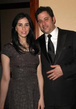 Jimmy kimmel, sarah silverman.writers guild of america awards.held at the hya Stock Photos