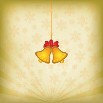 Jingle Bells Background Design Illustrazione stock