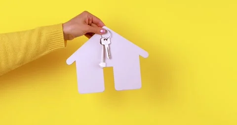 Jingling House Keys Stock Footage 328578151
