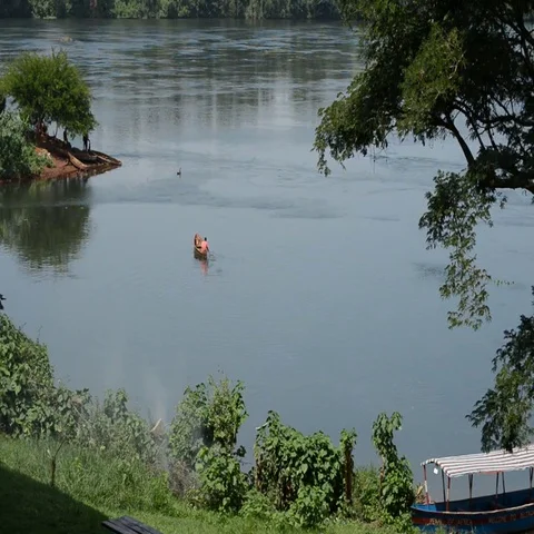 Jinja Nile River Stock Footage 69519166