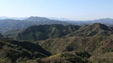 Jinshanling section of the Great Wall of China Stock Footage 170529403