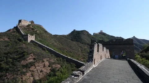 Jinshanling section of the Great Wall of China Stock Footage 170643768