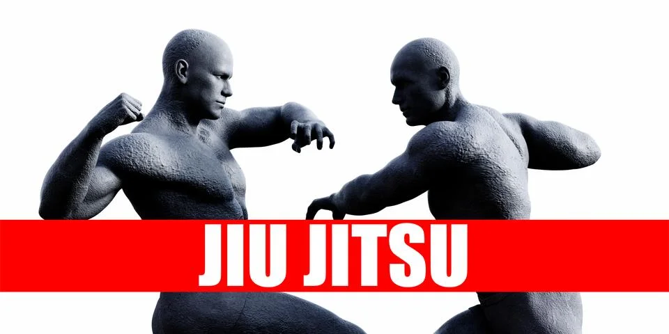 Jiu jitsu Illustrazione stock