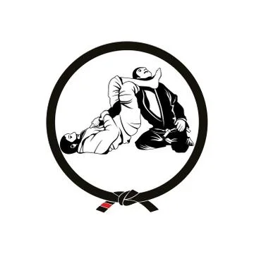 Jiu jitsu logo vector Stock Illustration