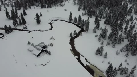 The Jizera stream, flowing through the Jizera Mountains in the Czech Republic. Stock Footage 148079155