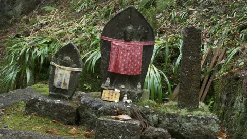 Jizo Buddharupa Buddhist statues 库存影片 149968207