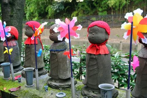 Jizo statues Stock Photos