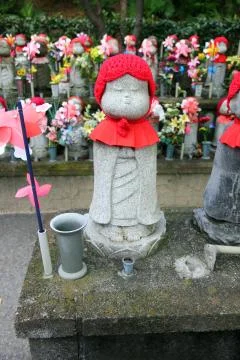 Jizo statues Stock Photos