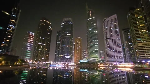 JLT Evening Stock Footage 282100866