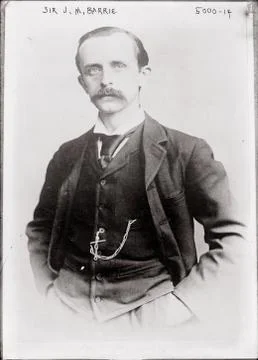 J.M. Barrie. Stock-Fotos