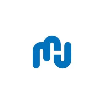 JM MJ Letter monogram Initial Logo Design Template Vector Illustration. JM .. Stock Illustration