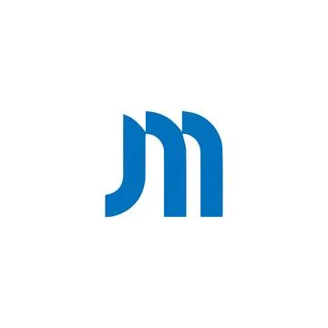 JM MJ Letter monogram Initial Logo Design Template Vector Illustration. JM .. Stock Illustration