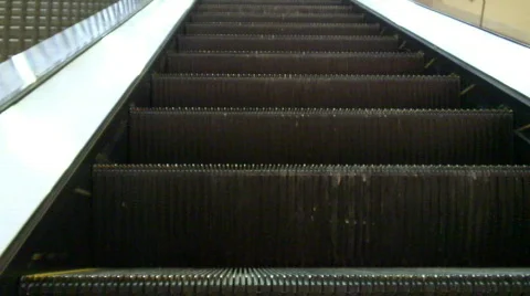 Jm057-Escalator Stock Footage 66112