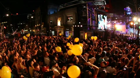 Jm1039-Huge Crowd Video stock 752367