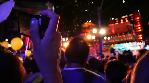 Jm1043-Crowd Camera Stock Footage 752937