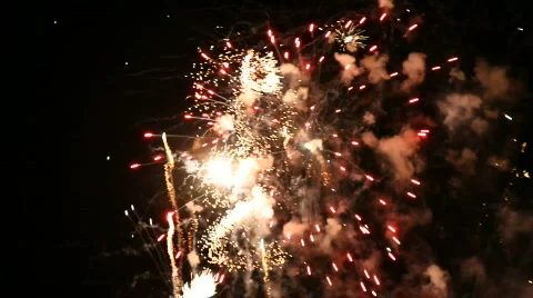 Jm1053-Fireworks Spirals Video stock 778703