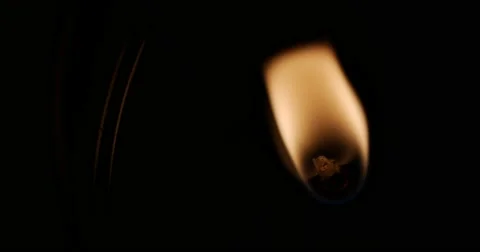 Jm1464 Sensual Macro Candle Flame Bottom Corner Vídeos de archivo 44316366