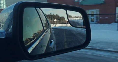 Jm1504 Winter Driving SideMirror School Yard Video stock 46909005
