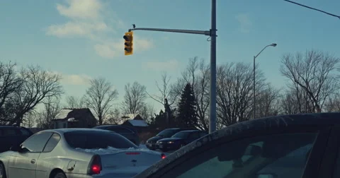 Jm1510 Winter Rural Intersections2 Stock-Footage 46916967