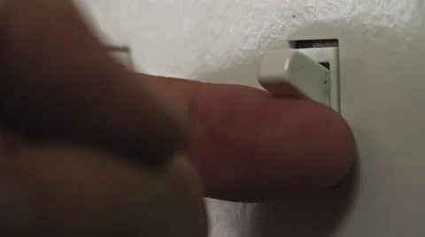 Jm1537-Power Button Light Switch On Off Montage Stock Footage 47262897
