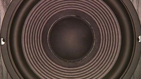 Jm220-Subwoofer CloseUp Stock Footage 82198