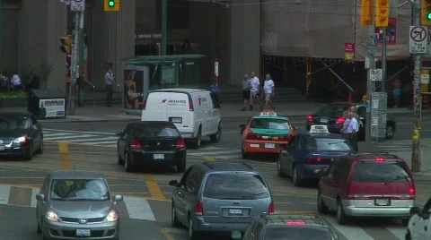 Jm236-Intersection Close Up Stock Footage 86064