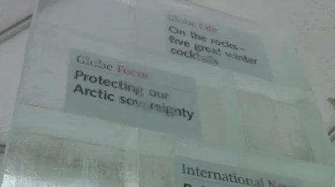 Jm263-Global Ice Warming Video stock 98592