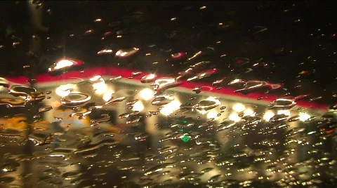 Jm338-Rainy Window Speed Video stock 124788