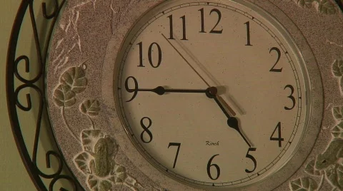 Jm357-Clock Video stock 124897