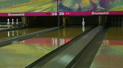 Jm365-Bowling Hit 스톡 동영상 125946
