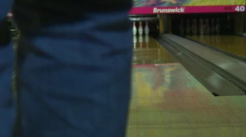 Jm367-Bowling Strike2 Stockbeeldmateriaal 125943