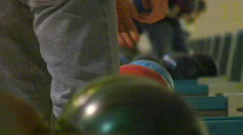 Jm384-Bowling Balls2 Stock Footage 125895